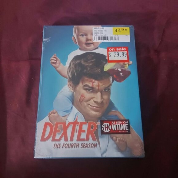 BRAND NEW SEALED Dexter The Fourth 4th Season DVD box set 4-Disc Set wirh hype / - Picture 1 of 4